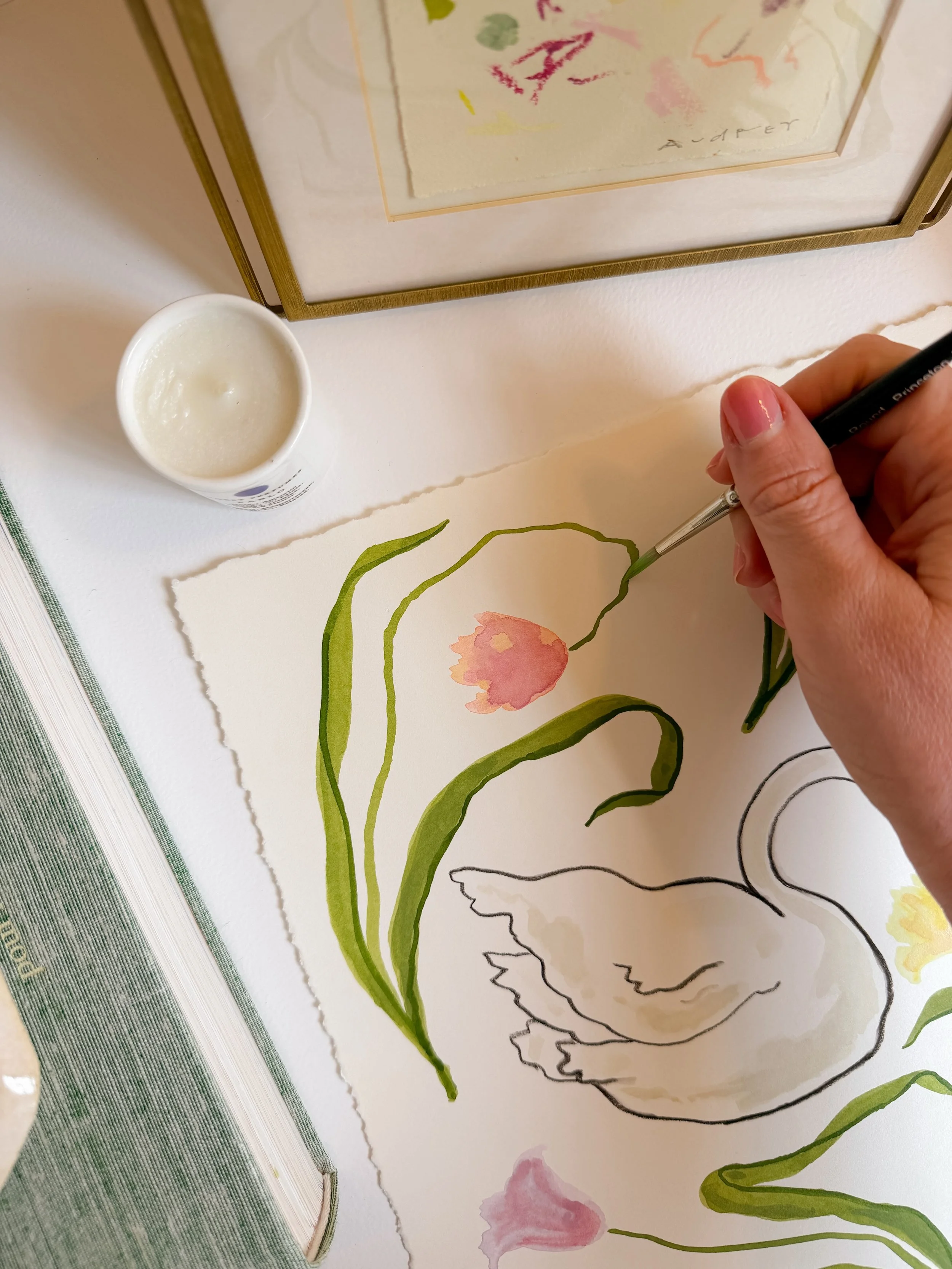 Watercolors always tell a good story. ✨ But they&rsquo;re even better when you layer them with oil pastels. You know why? Because good stories are layered. It&rsquo;s the same reason women love fall outfits&mdash;it&rsquo;s all about the layers. And 