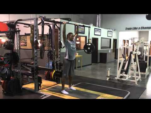 NFL Training: Power Holds (w/ Hanging Bands)