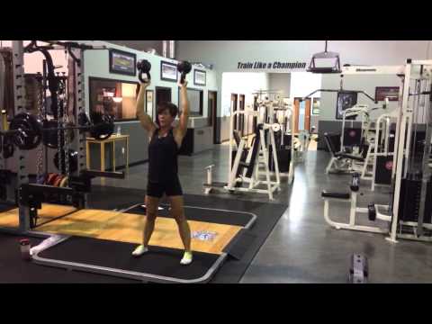 Bottoms Up KB Snatch: Double Arm