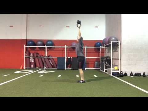 Bottoms-Up Overhead Lunge