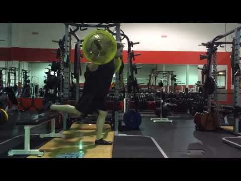 Bulgarian Split Squats: Barbell