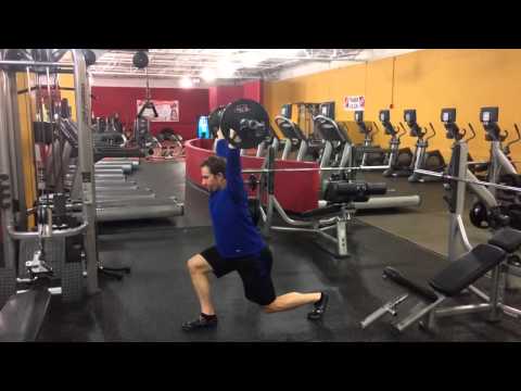 Overhead Lunges