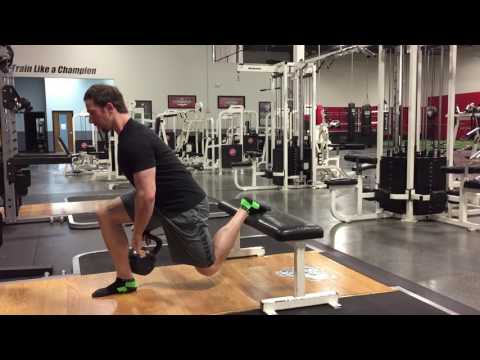 Bulgarian Split Squat Kettlebell Swap