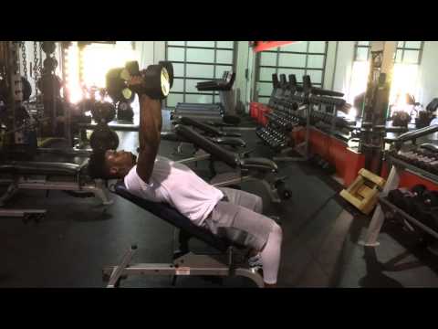 NFL Training: Head-Off Incline Press