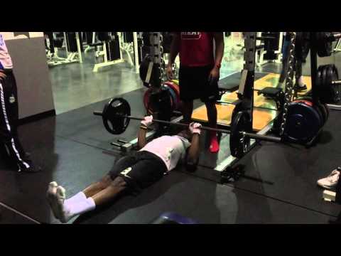 NFL Training: Floor Press w/ Feet Elevated