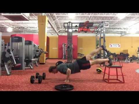 Eccentric Isometrics: Decline Single-Leg Knuckle Pushups