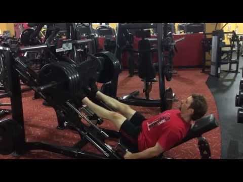 Eccentric Isometrics: Leg Press Calve Raises