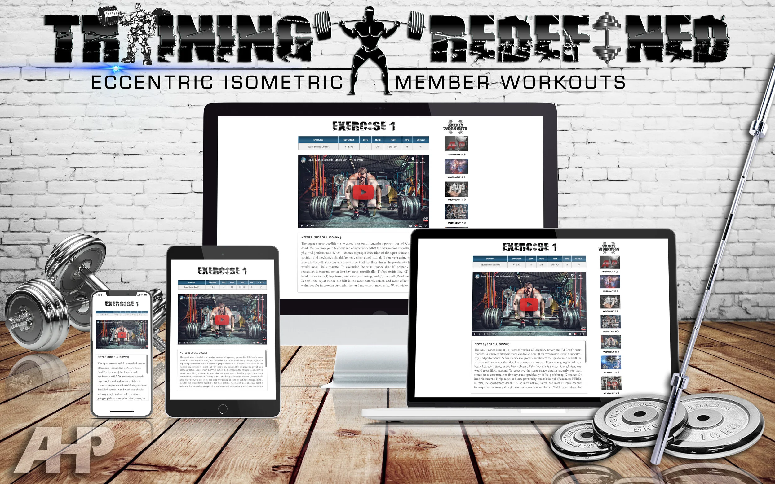 Take a Look Inside a Daily Workout + Click to Enlarge