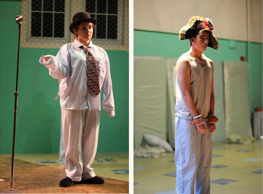  Harold (as Charlie Chaplin) / Trent (as Napoleon) 