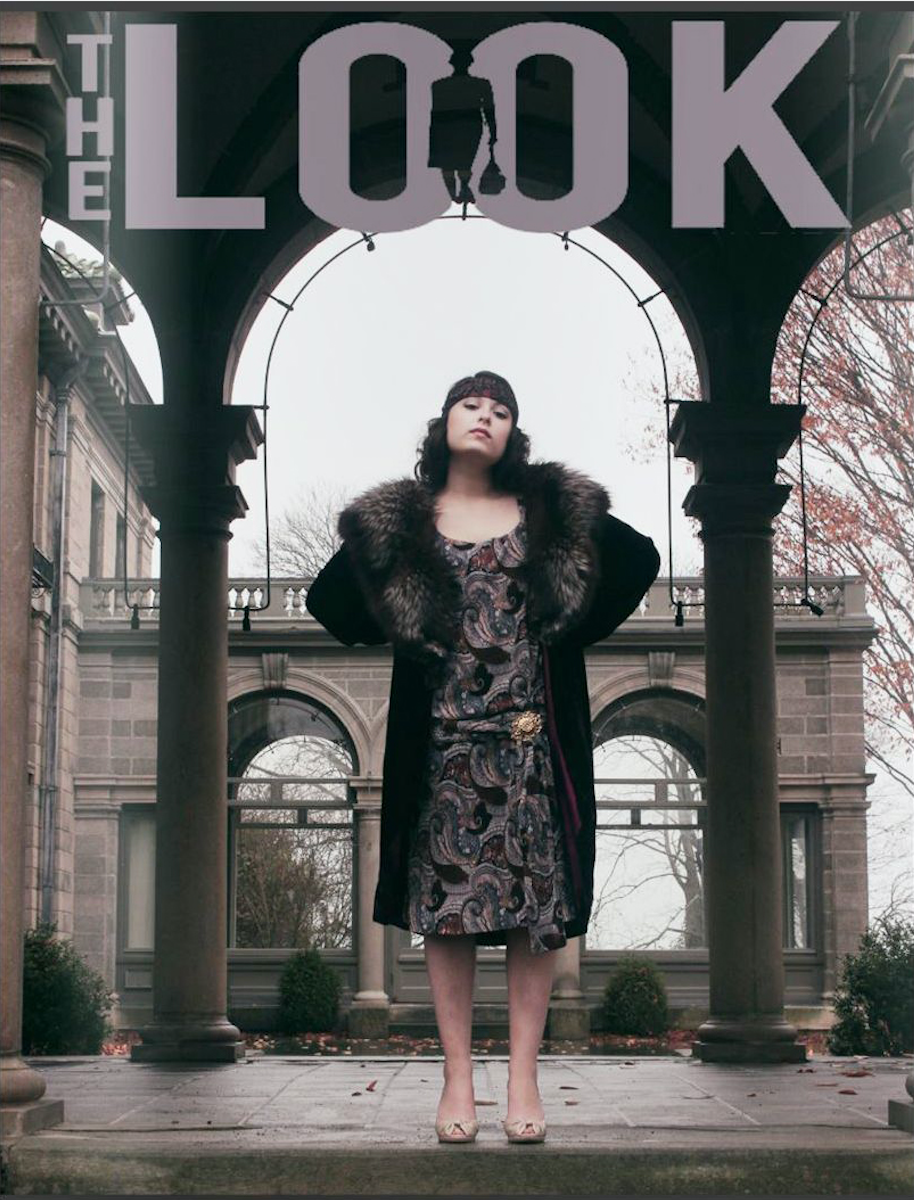    Hay Fever   “Myra” costume featured on the cover of THE LOOK online magazine and exhibited at the "Zar" cocktail bar in Antwerp. 