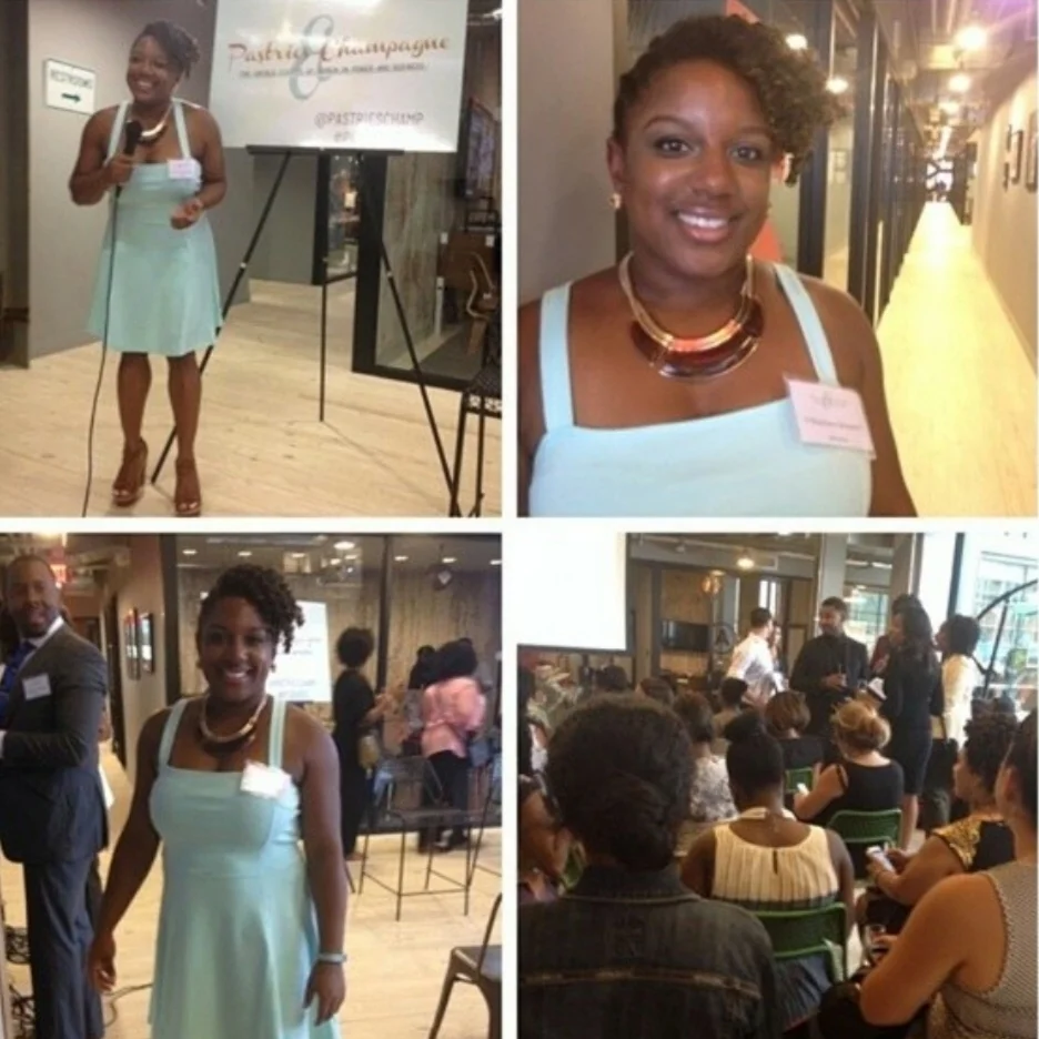 Kicking off a series of workshops entitled Pastries and Champagne: The Untold Stories of Women in Power and Business .