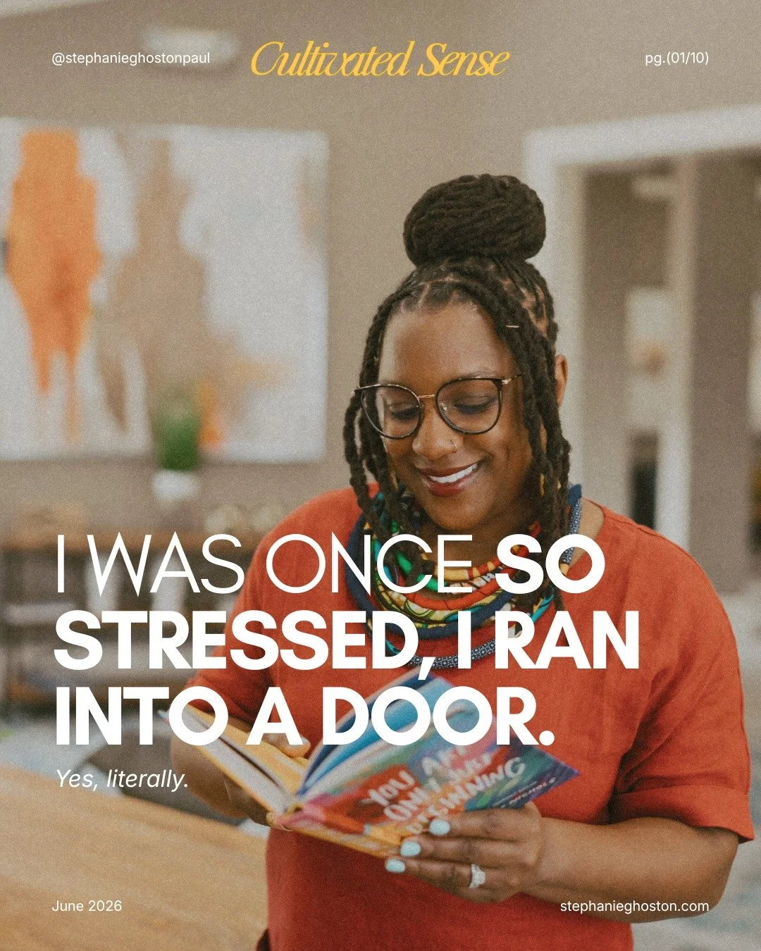 I once got so stressed that I ran into a glass window. Yes, literally.

It was January 2020, and I was launching the Take Nothing When I Die podcast online and in person on the same day.

I was trying to manage every detail: the food, drinks, chairs,