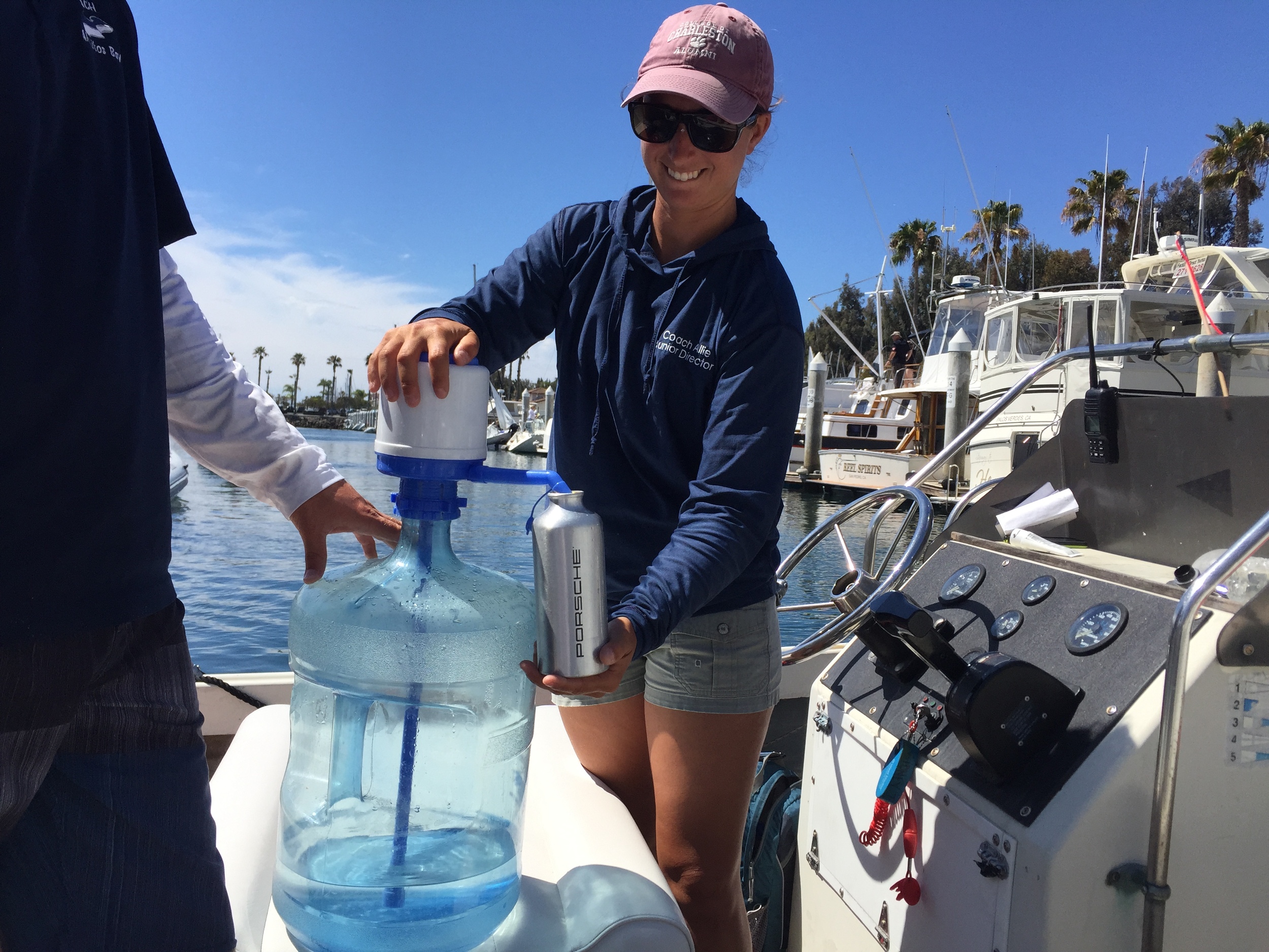  Way to go, Alamitos Bay Yacht Club, for being dedicated to reducing plastic through on the water refilling stations. Nice job, Allie Blecher! 