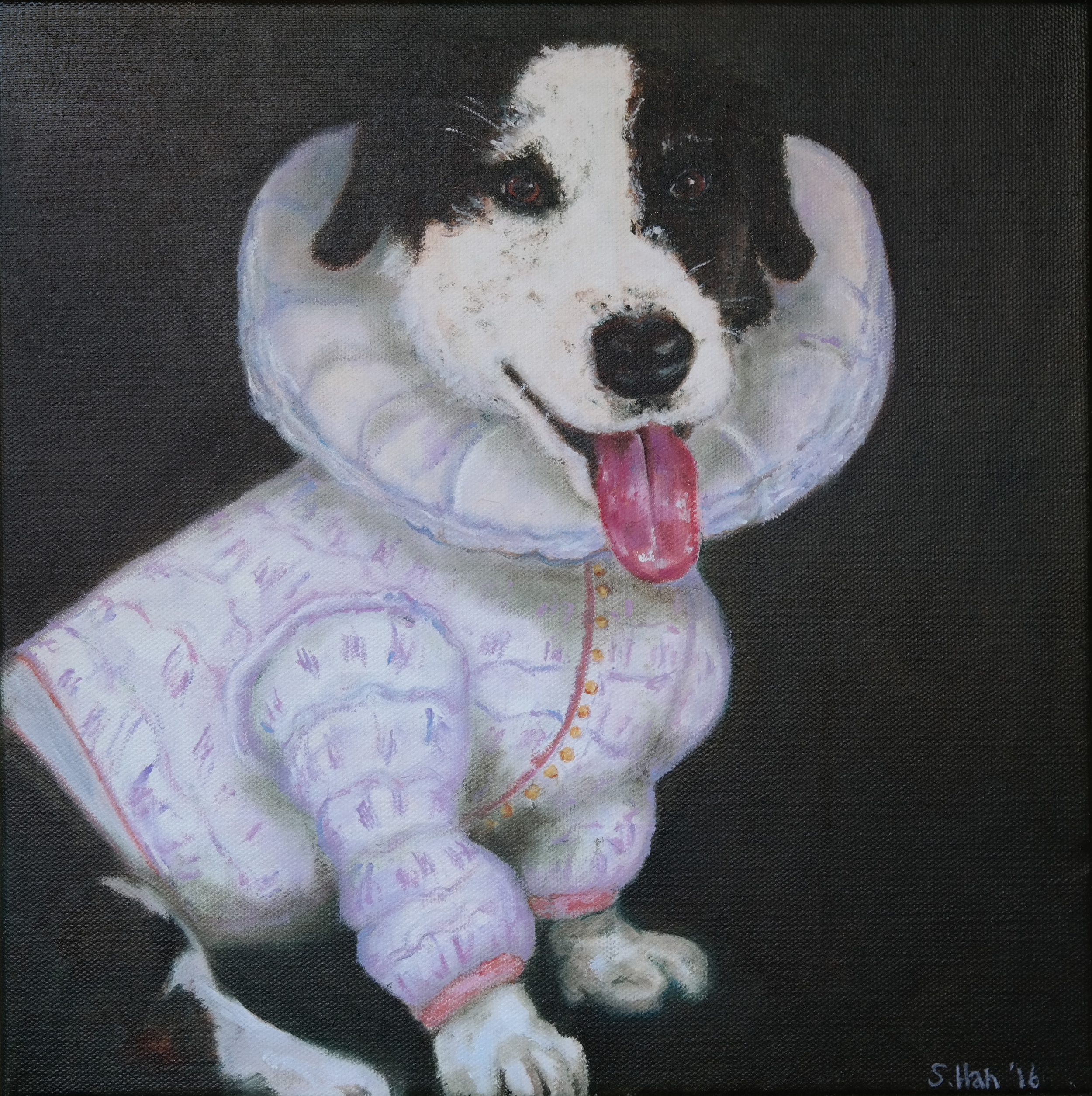 Dog portrait - Ser Chewian of House Barchester