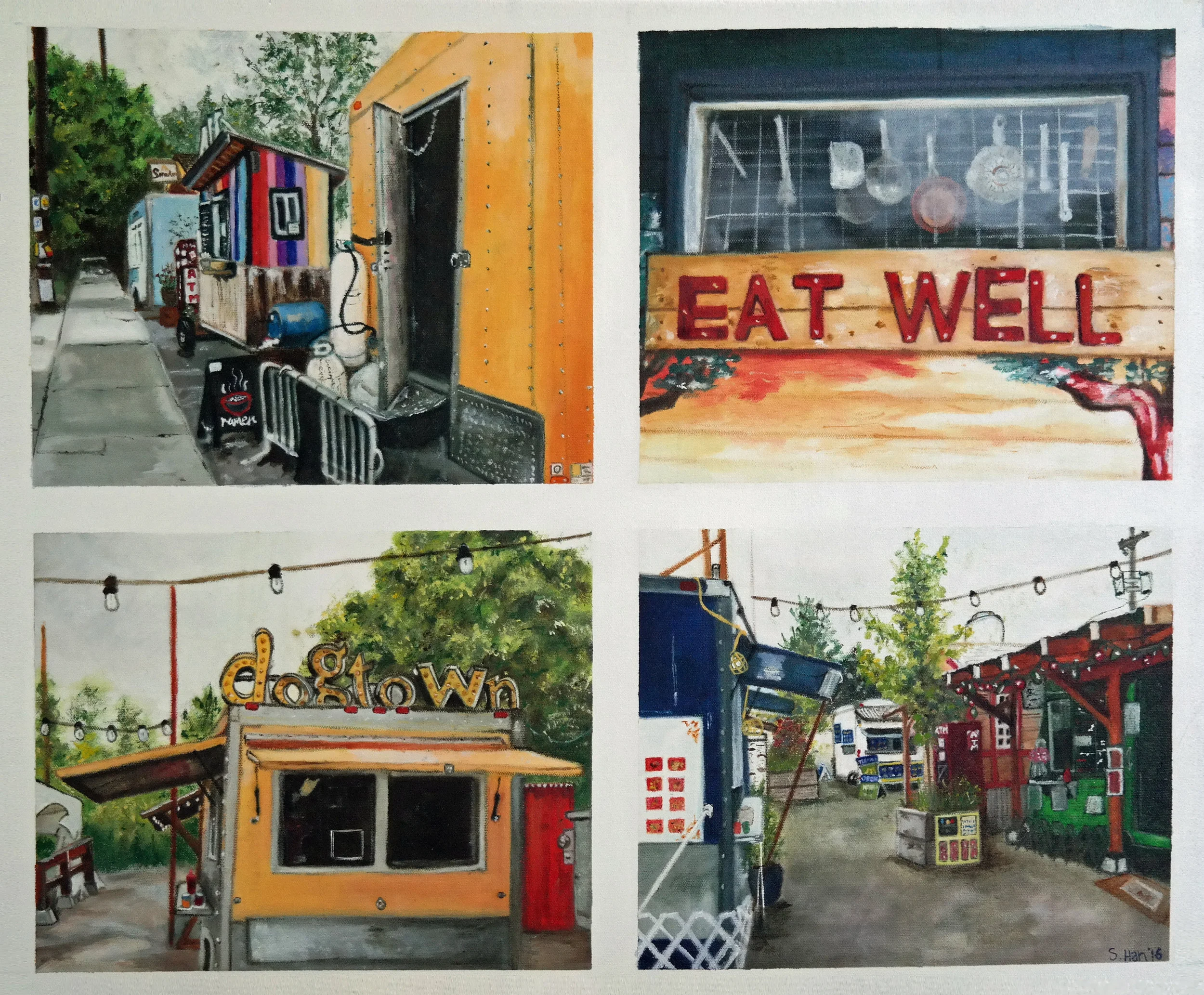 Portland food stalls