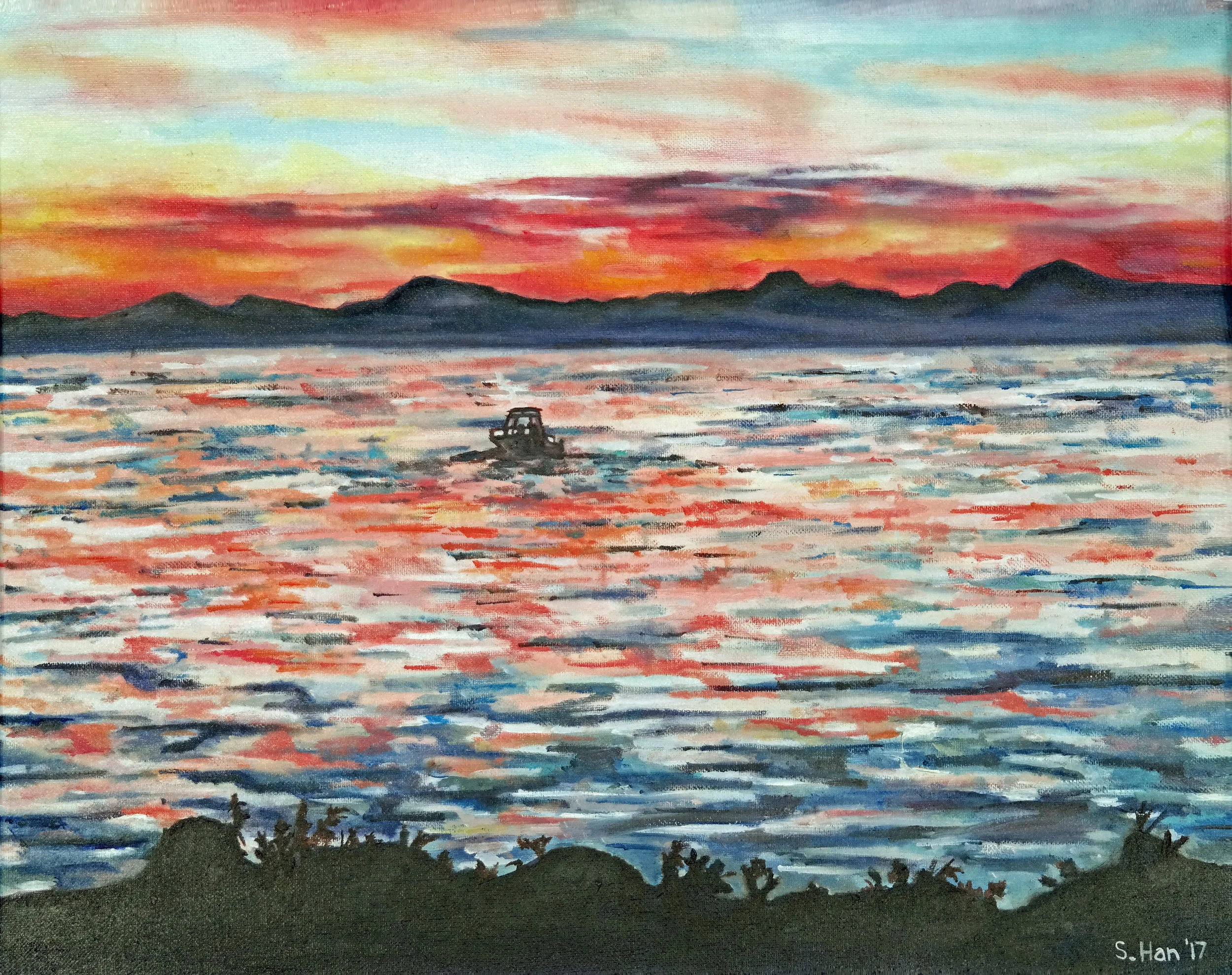 Sunset at Sea