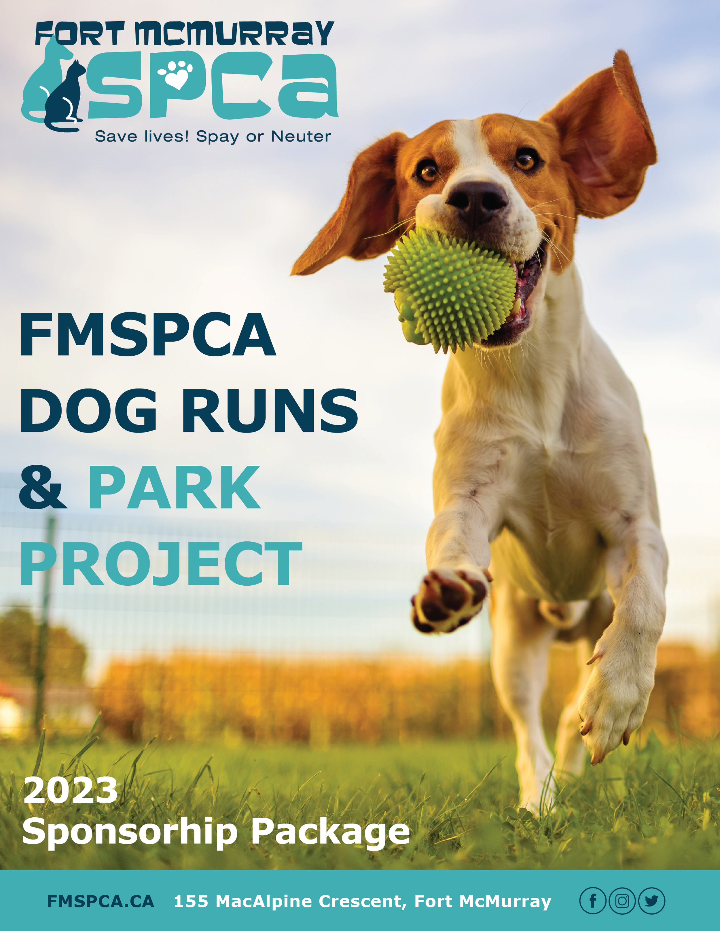 Sponsorship Package Design for FMSPCA