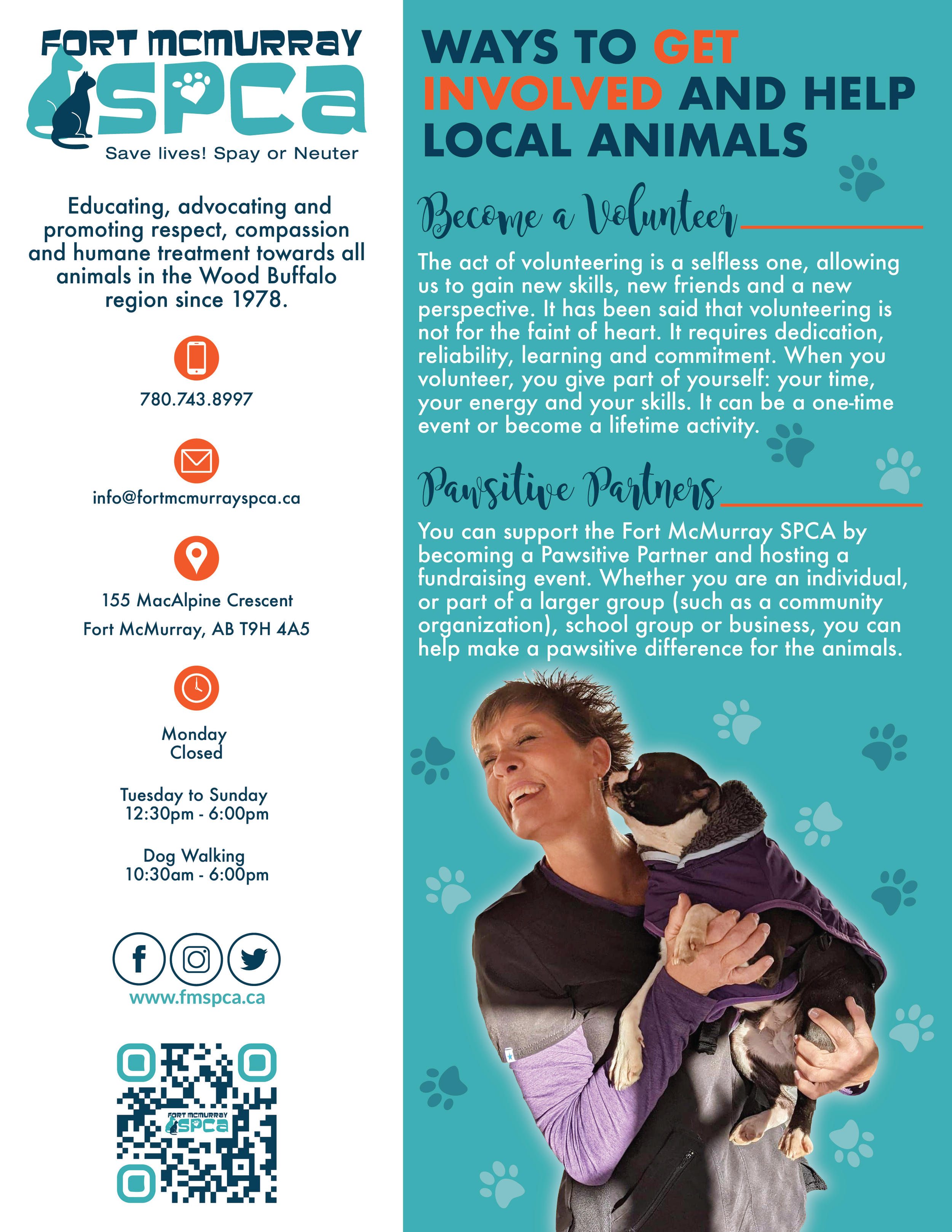 FMSPCA Annual Report back page design