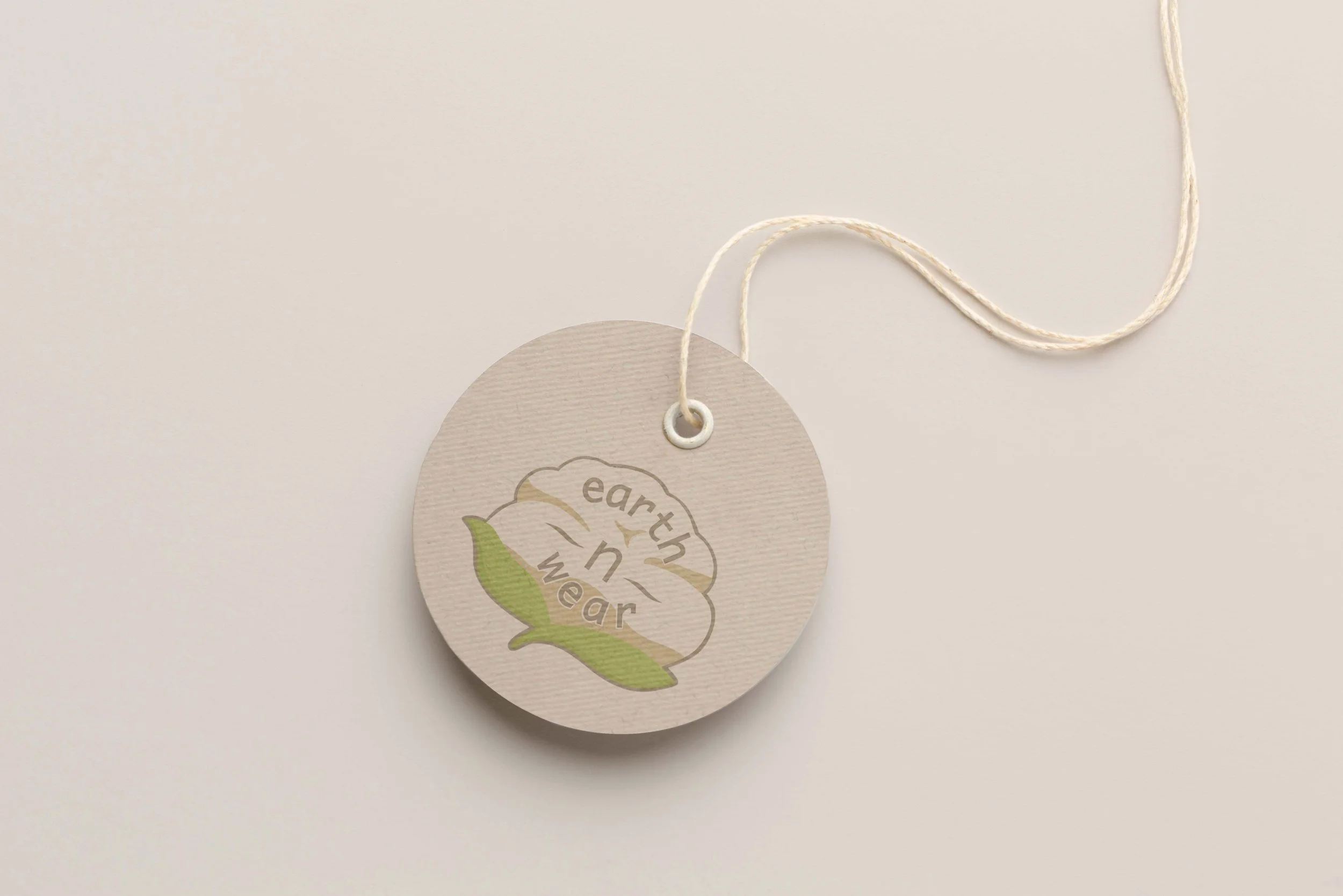 Earth N Wear on clothing tag