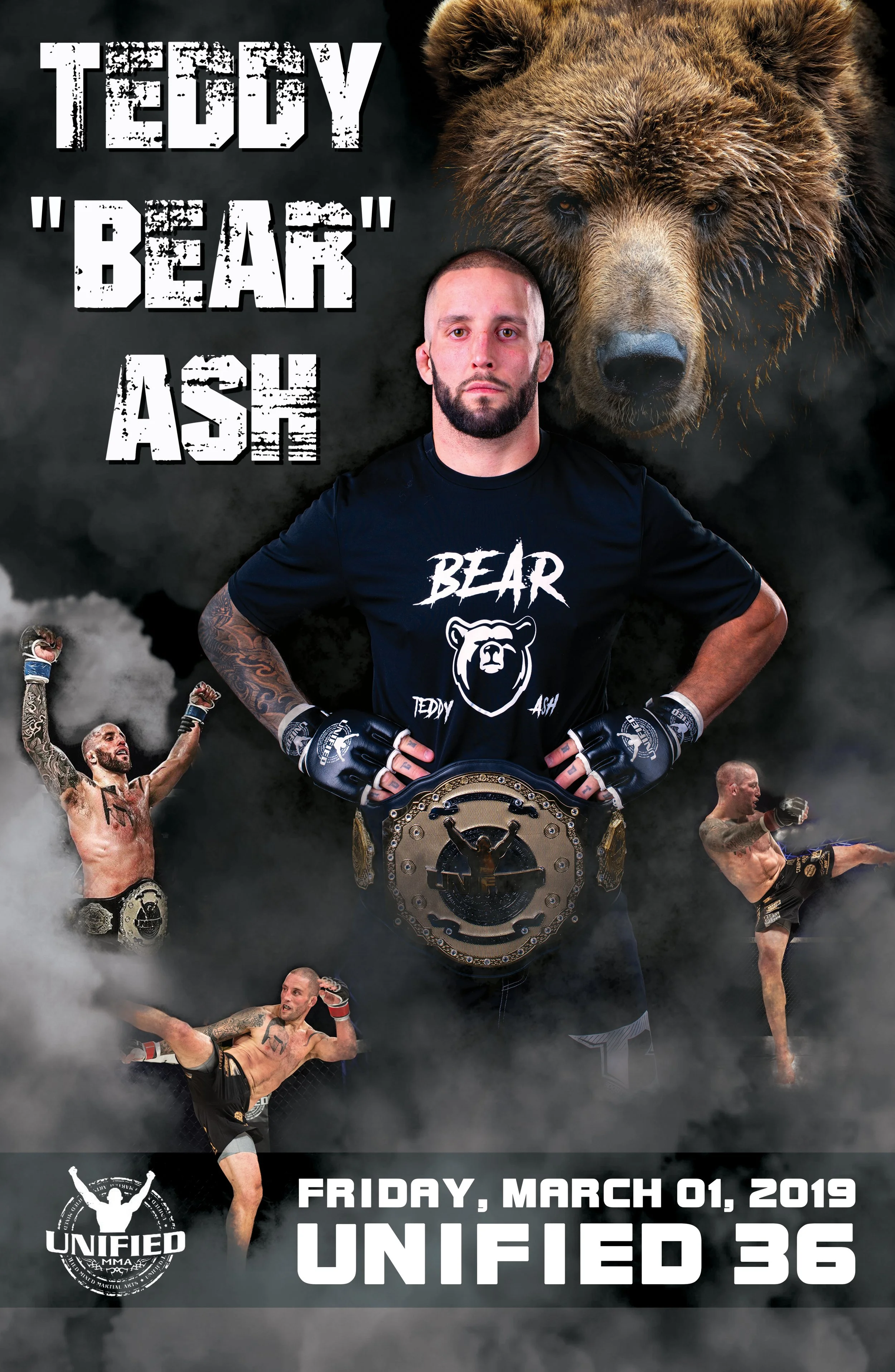 Poster Design for Teddy Bear Ash