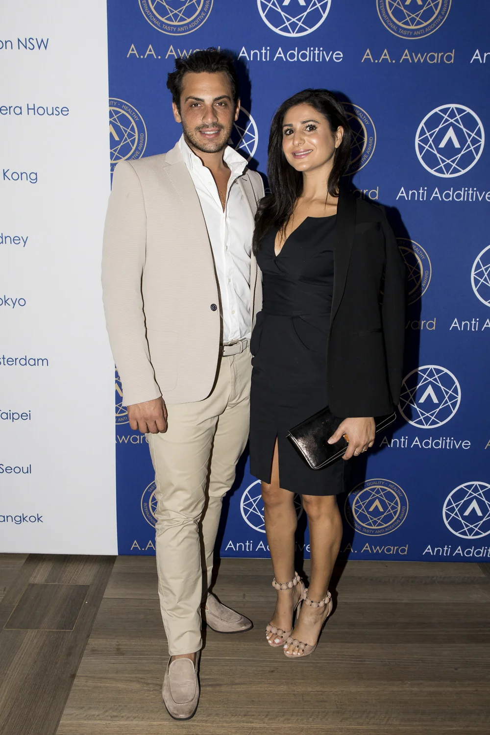  One of A.A. Advisors : Stephanie Malouf and her friend Tyrone Corban.
