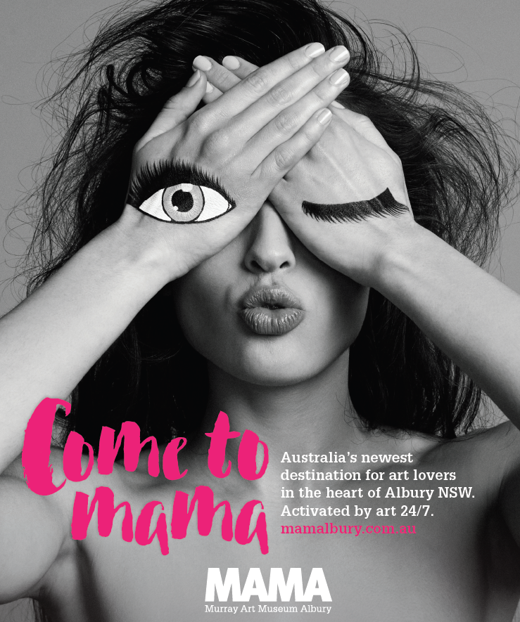 MAMA launch campaign 2015 – Arts magazine print advert