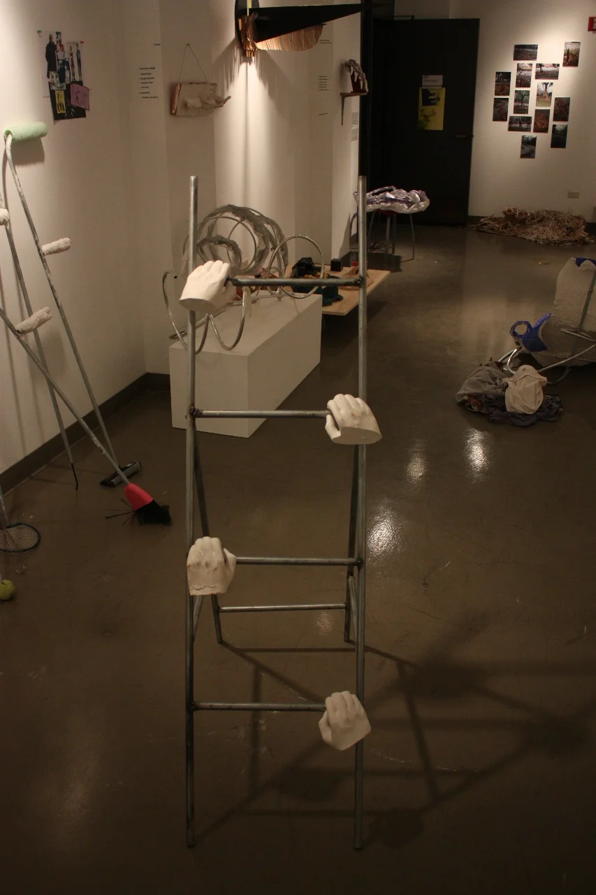 HOLD!  60’’ x’’ 20’’ x 40’’. Metal &amp; Plaster. © 2009 Jackson Tsai