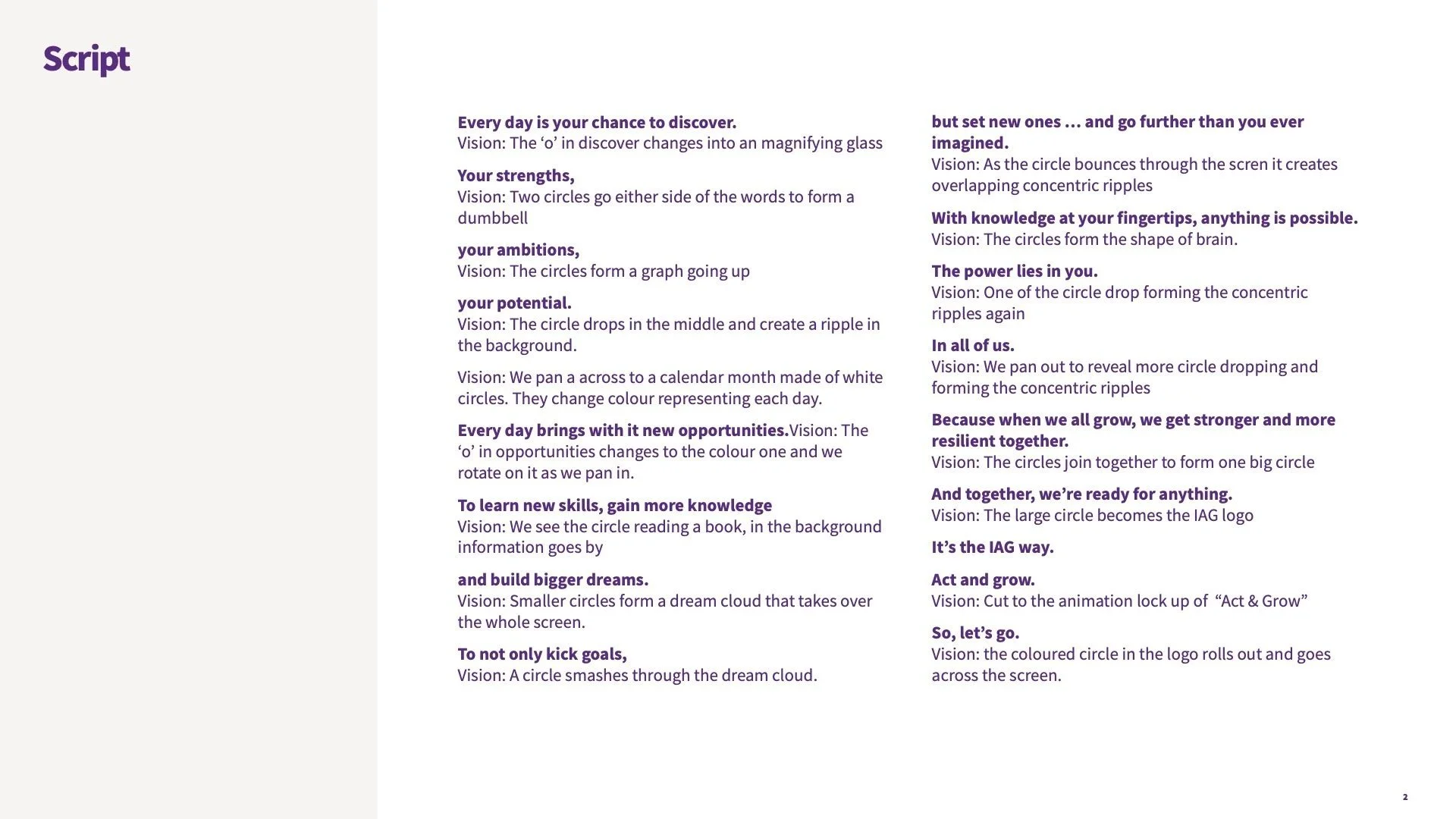 IAG employee hype video