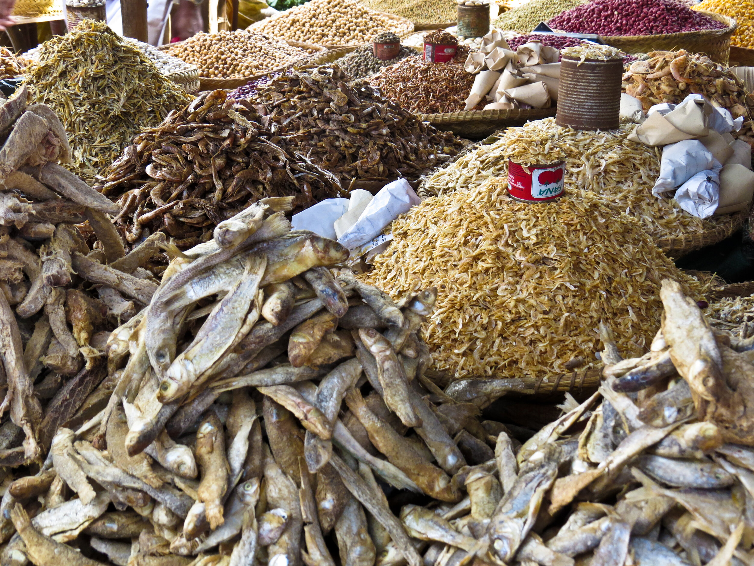 Dried Fish at a Madagascar Market