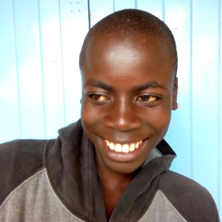 Samson, age 15, was rescued from the streets of Kenya last month. Samson hopes to return to his family, finish school and become a soldier one day. 