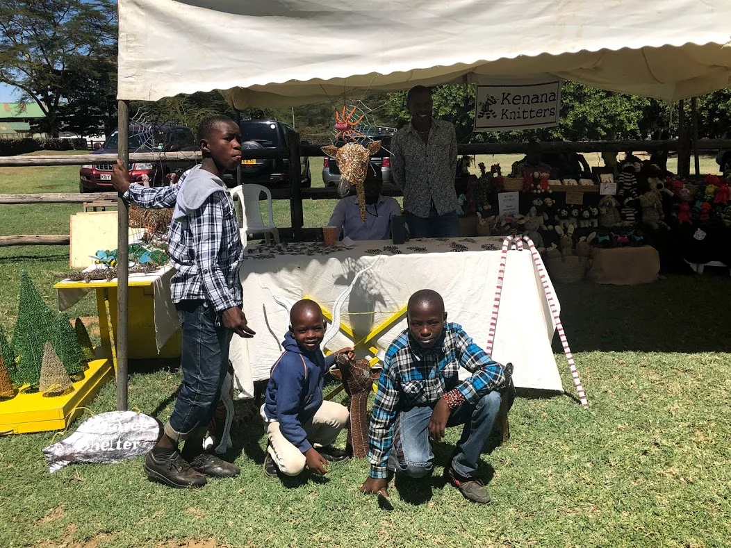Did you know? Every other month, we have a booth at the Naivasha Farmers' Market. A few boys and staff go and sell beadwork and produce among vendors from all over the county. A great time was had by all at the April market!