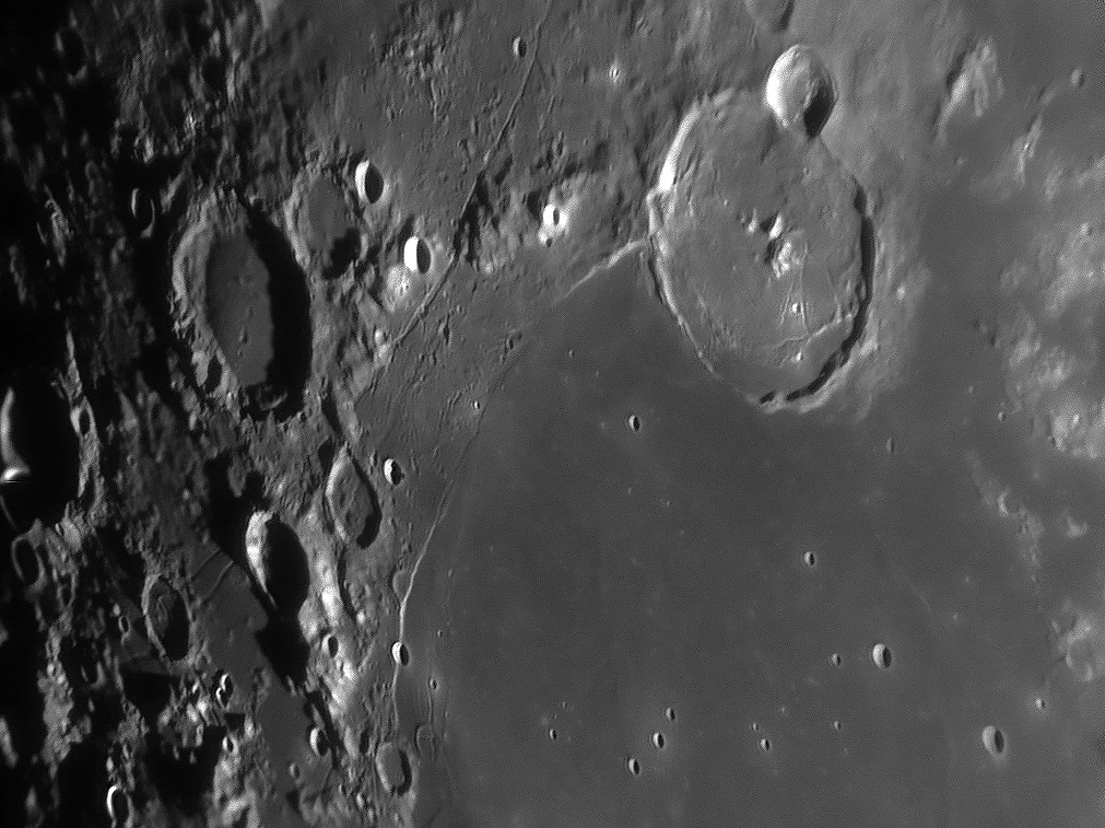 Gassendi and Rimae Mersenius
