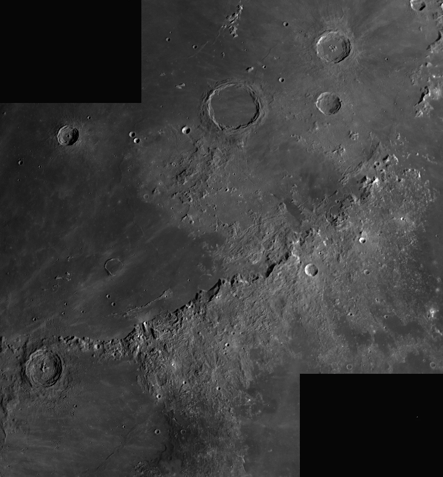 Montes Apenninus - Eratosthenes to Archimedes