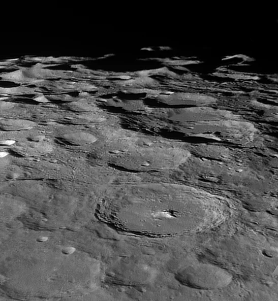 Flight over Moretus, 7th May 2017