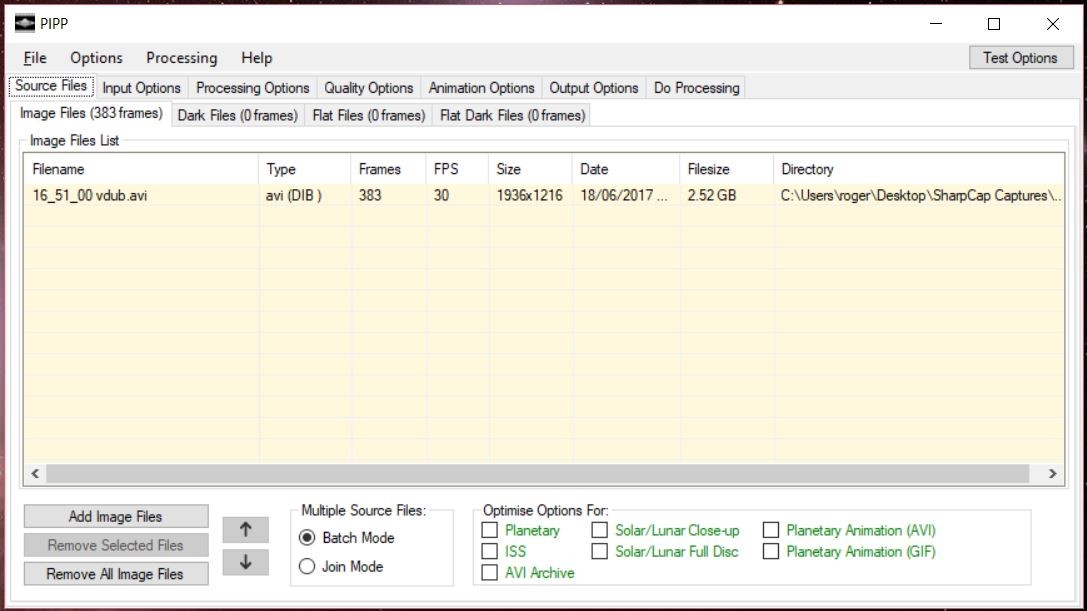 Load you video in PIPP