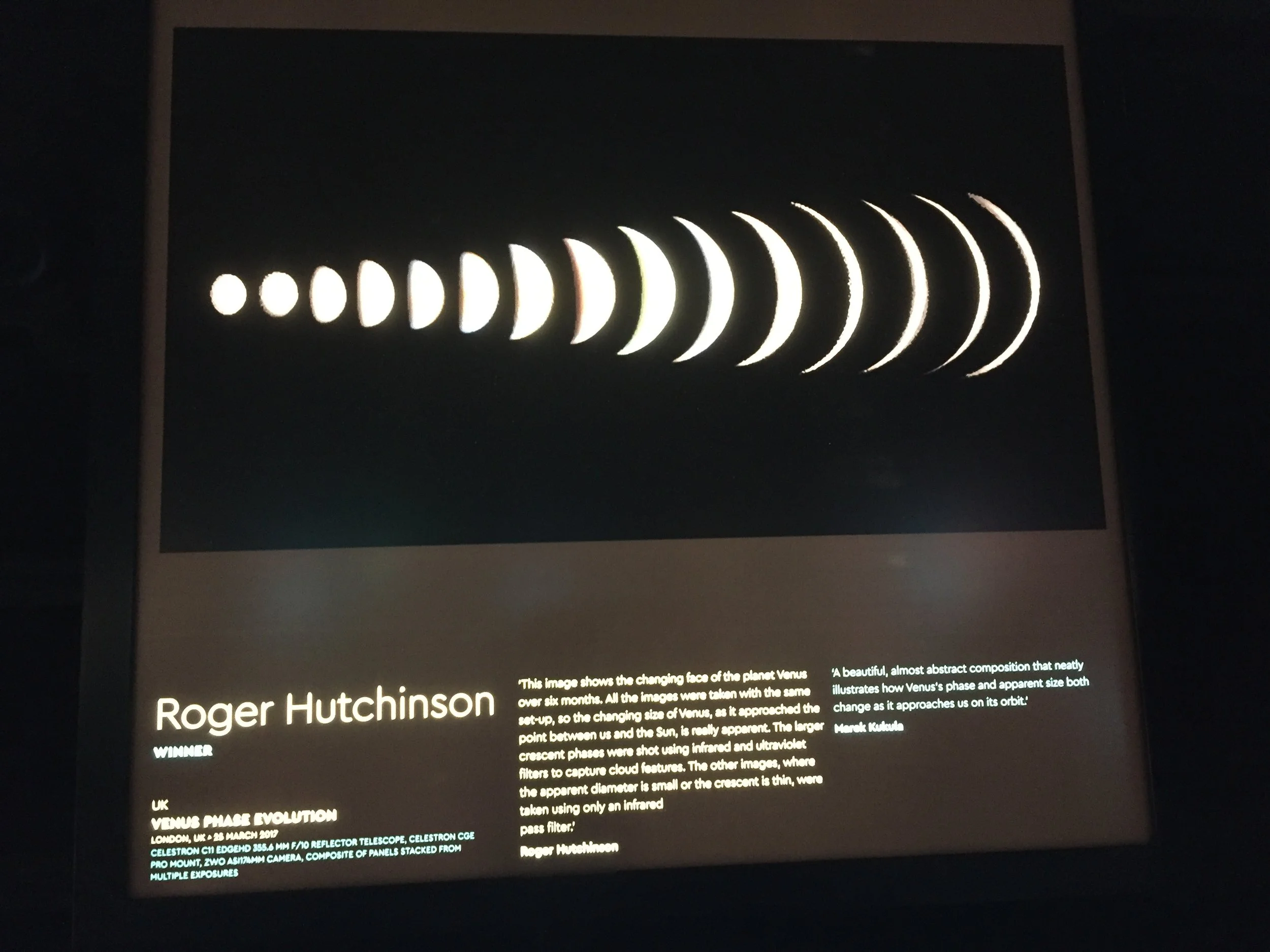 Astronomy Photographer of the Year 2017 - Planets, Comets & Asteroids image