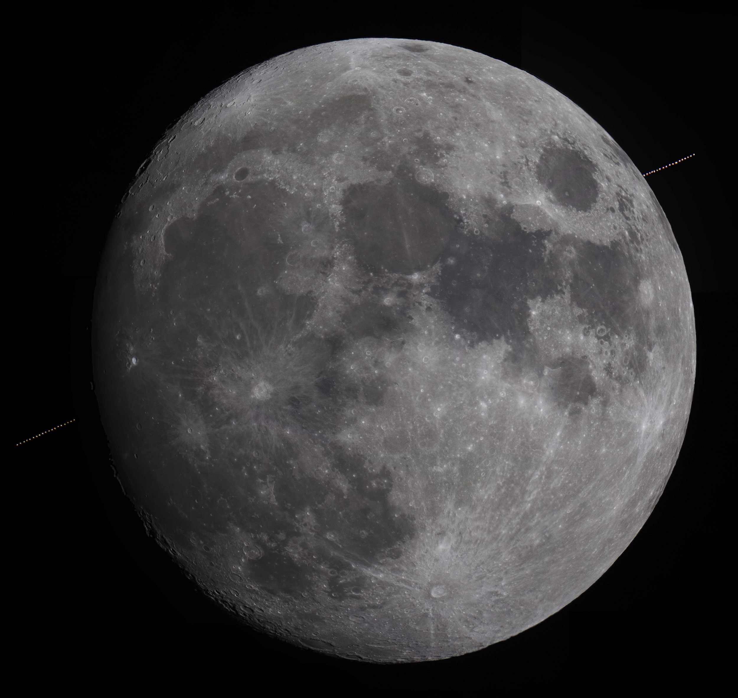 Aldebaran occultation composite