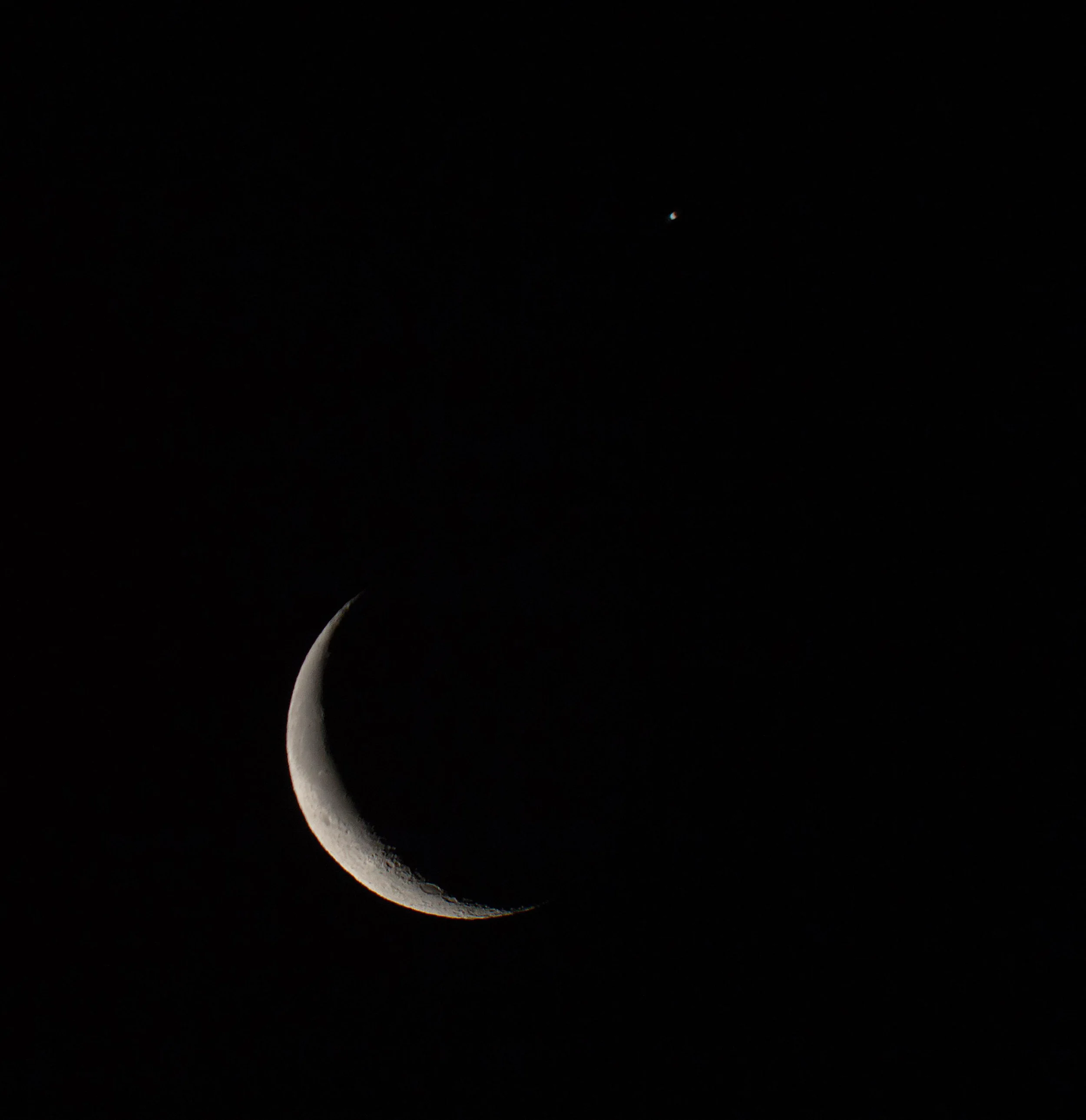 Moon and Venus conjunction