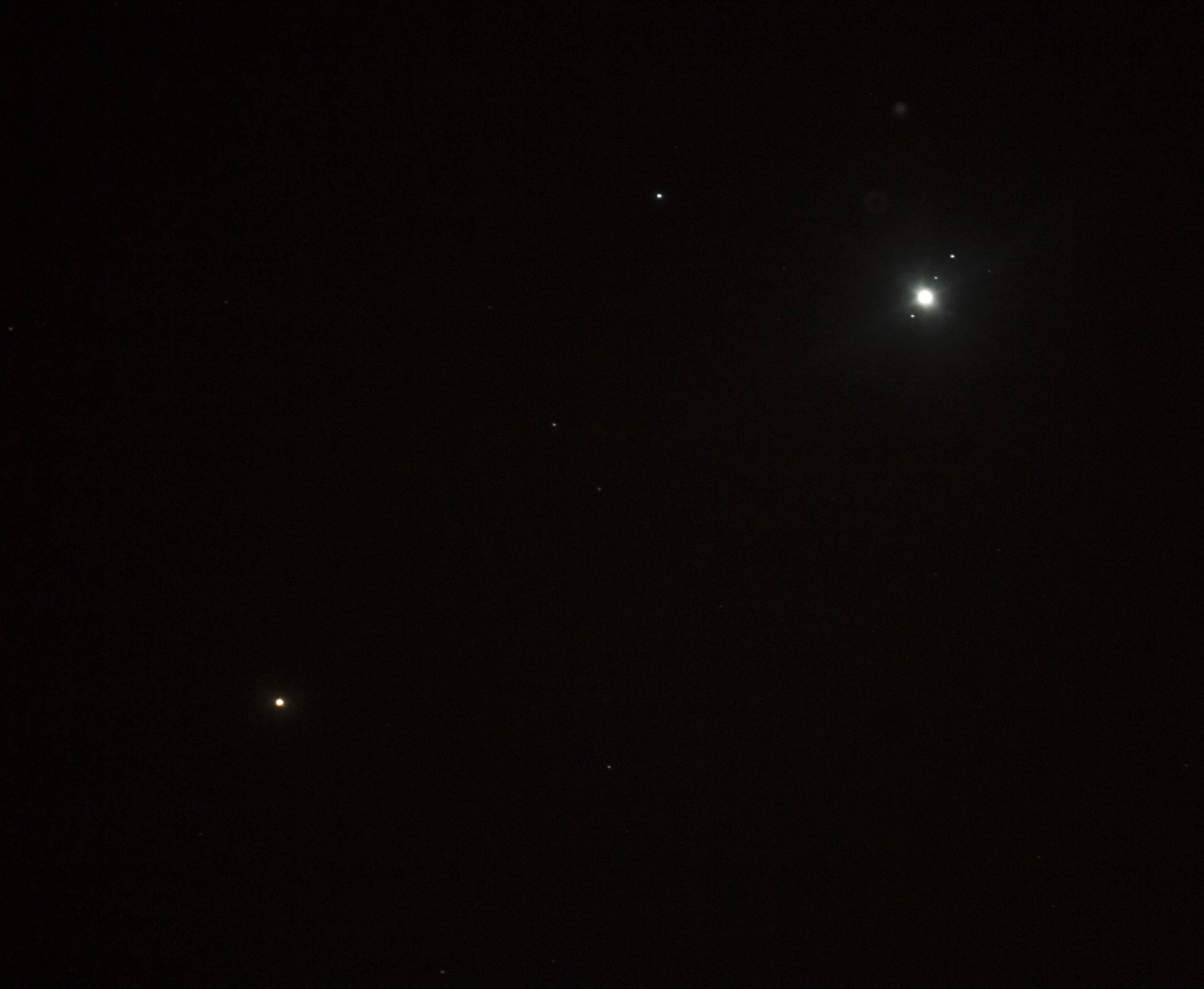 Mars, Jupiter conjunction