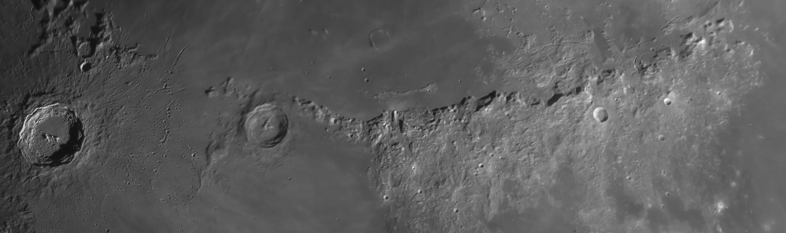 20180326 Copernicus, Eratosthenes & Montes Apenninus