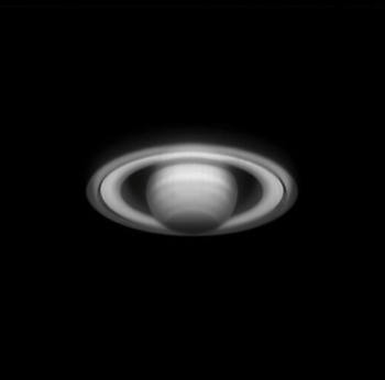 Saturn ring animation 2016 - 2026