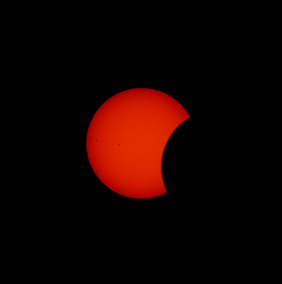 Partial Solar Eclipse Animation - London 12th August 2026