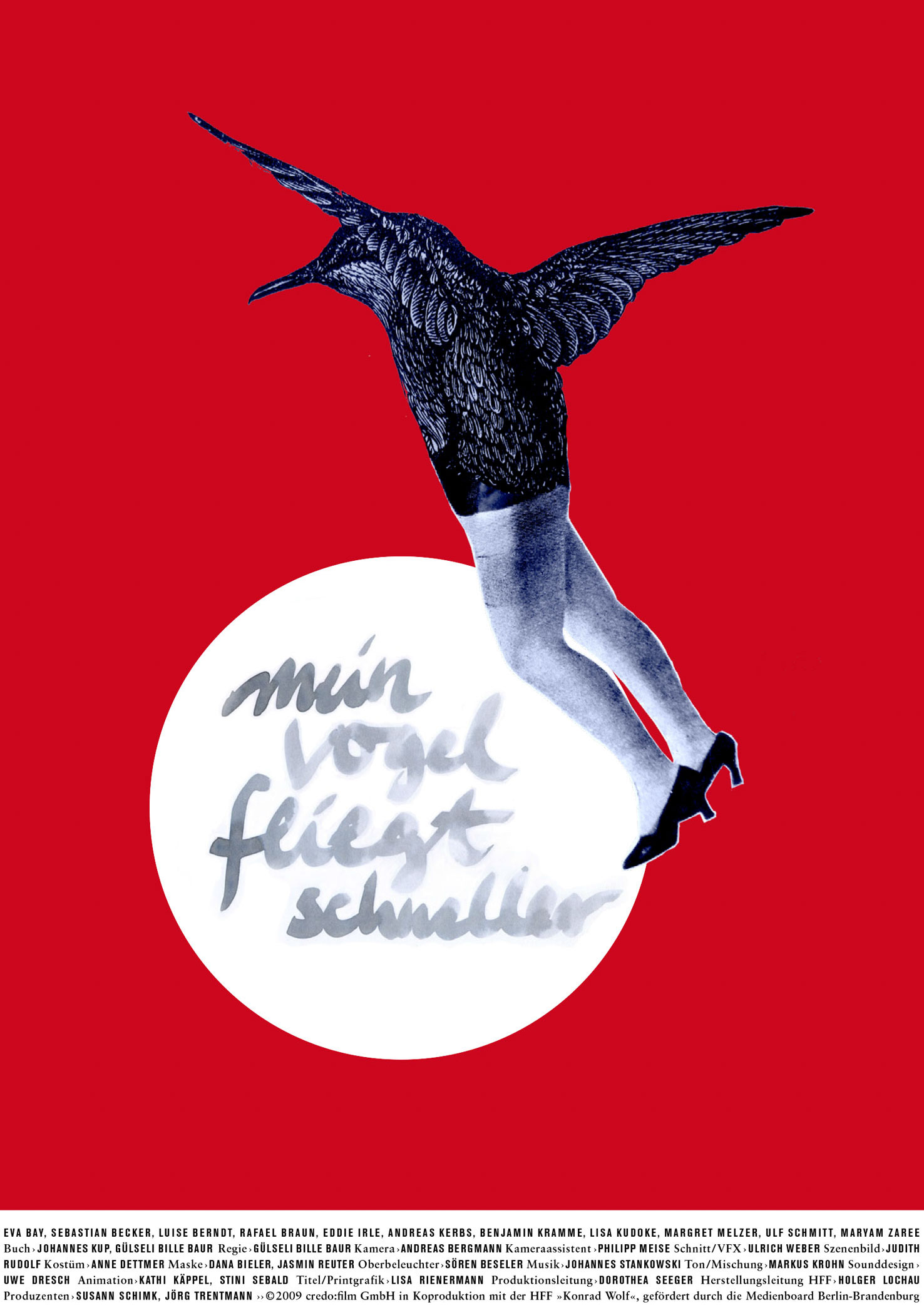 MY BIRD FLIES FASTER a film by gülseli bille amsel baur eleven young people live in a city. it’s midsummer. this is the starting point of the escalation of seemingly harmonious relationships. a post-modern urban fairy tale abou