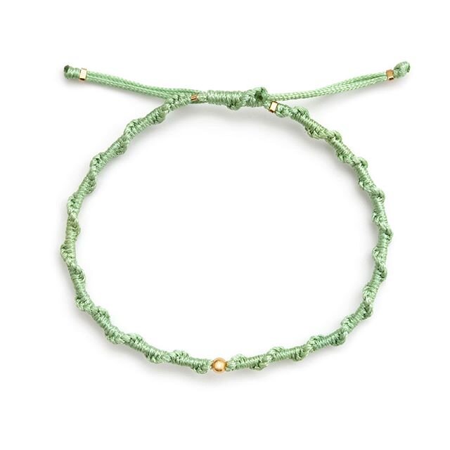 Spring green braided bracelets new at @storm_copenhagen 
with 18K gold vermeil beads and bd logo bead. 
#. #stormfashion #blackdakini #bdbracelet #braidedbracelets
