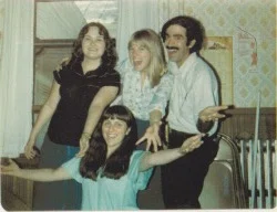 Dr. Jack and his office staff - 1981, Enosburg Falls, VT