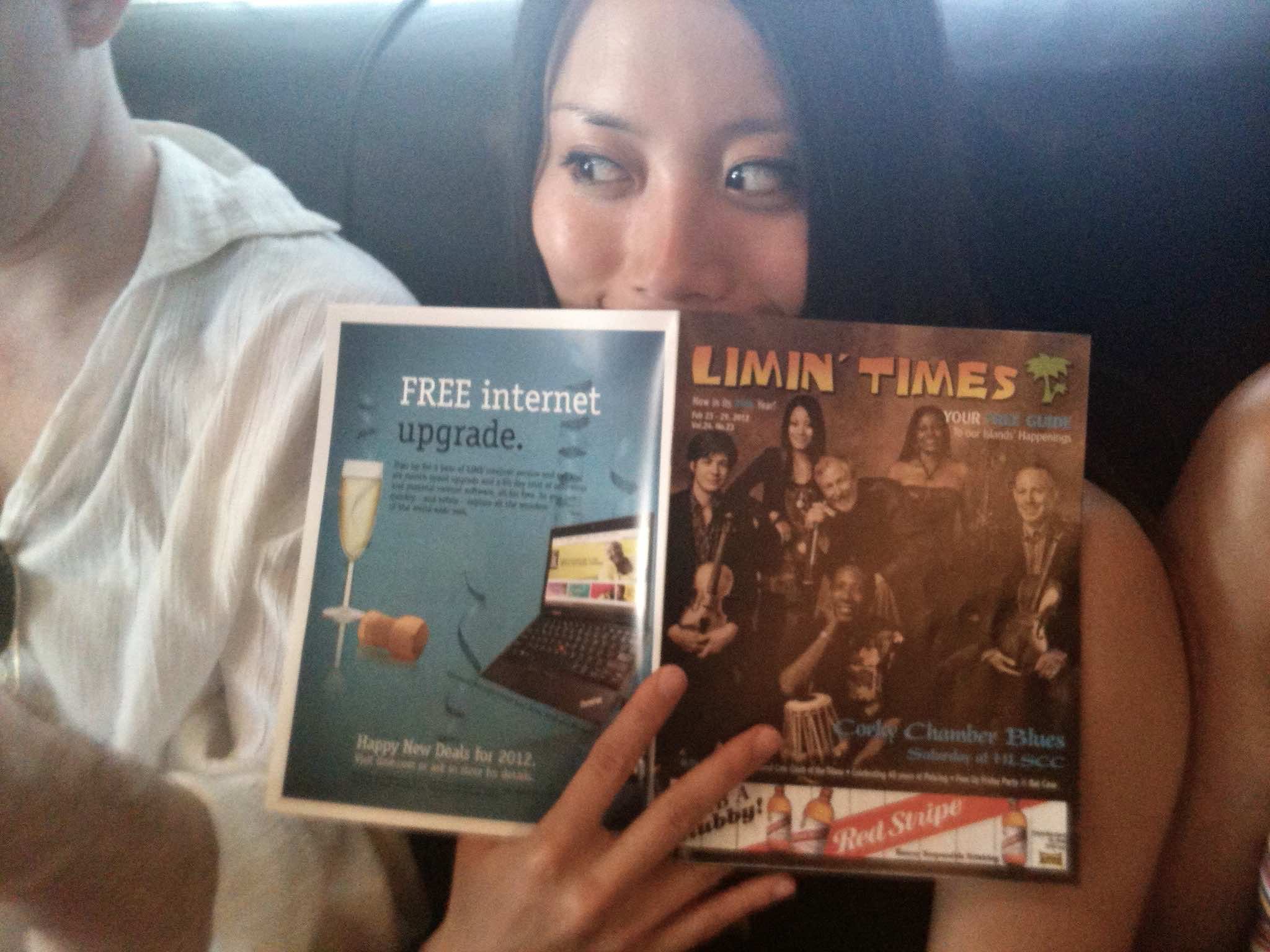 Chihsuan with the Lymin Times cover is Chamber Blues