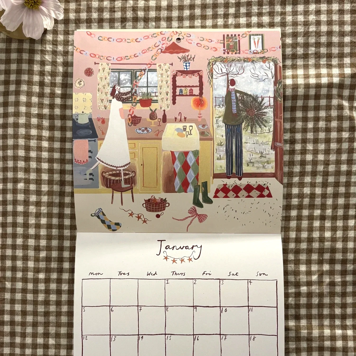 Cottage Kitchen Calendar 2026 Harriet Watson
