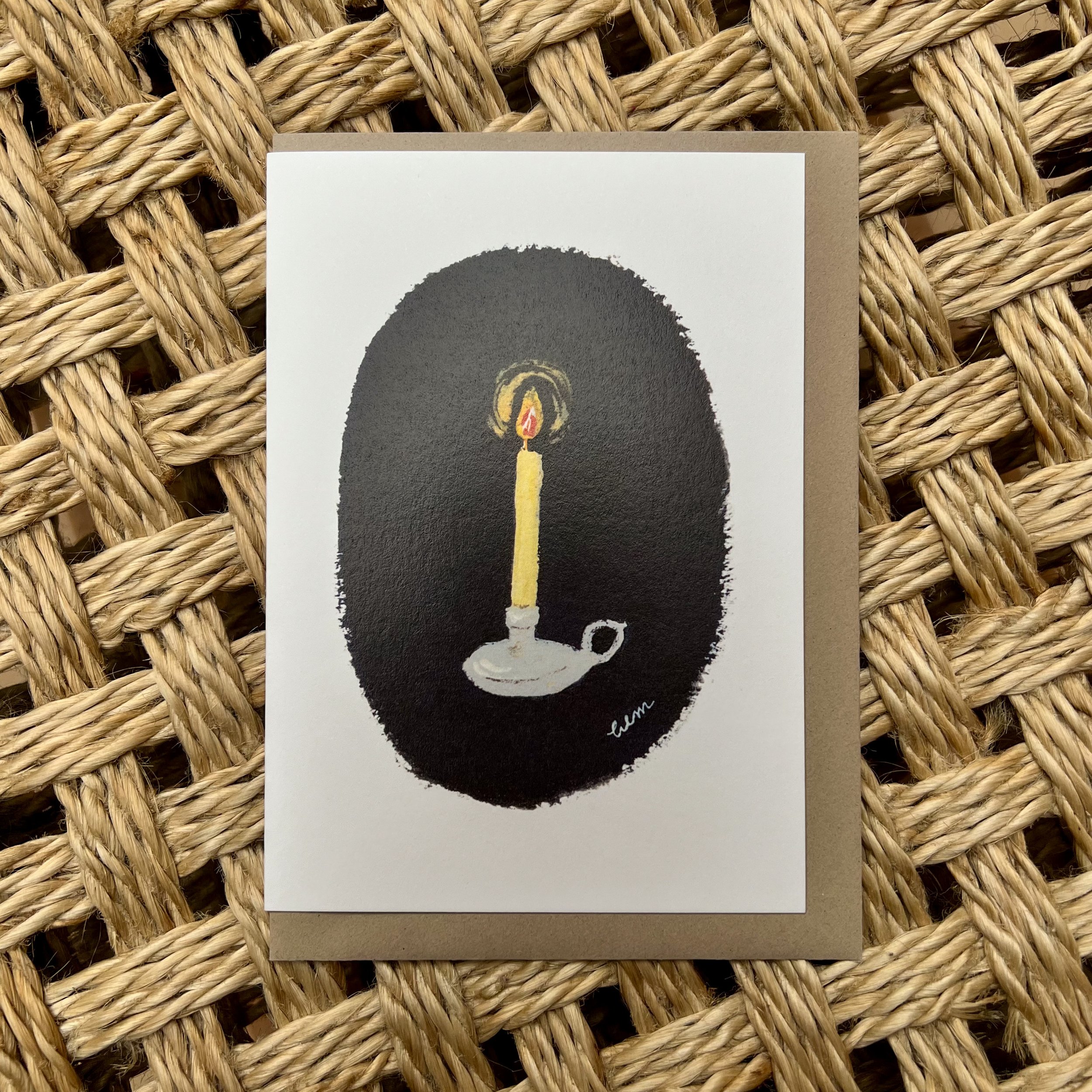 Gemma Koomen Lighted Candle Card