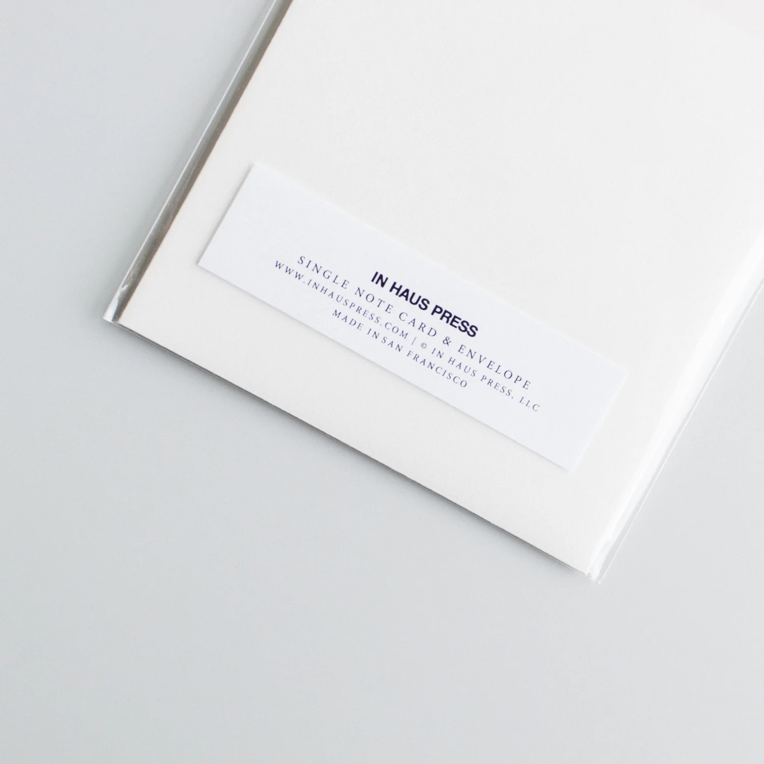 In Haus Press Letterpress Card