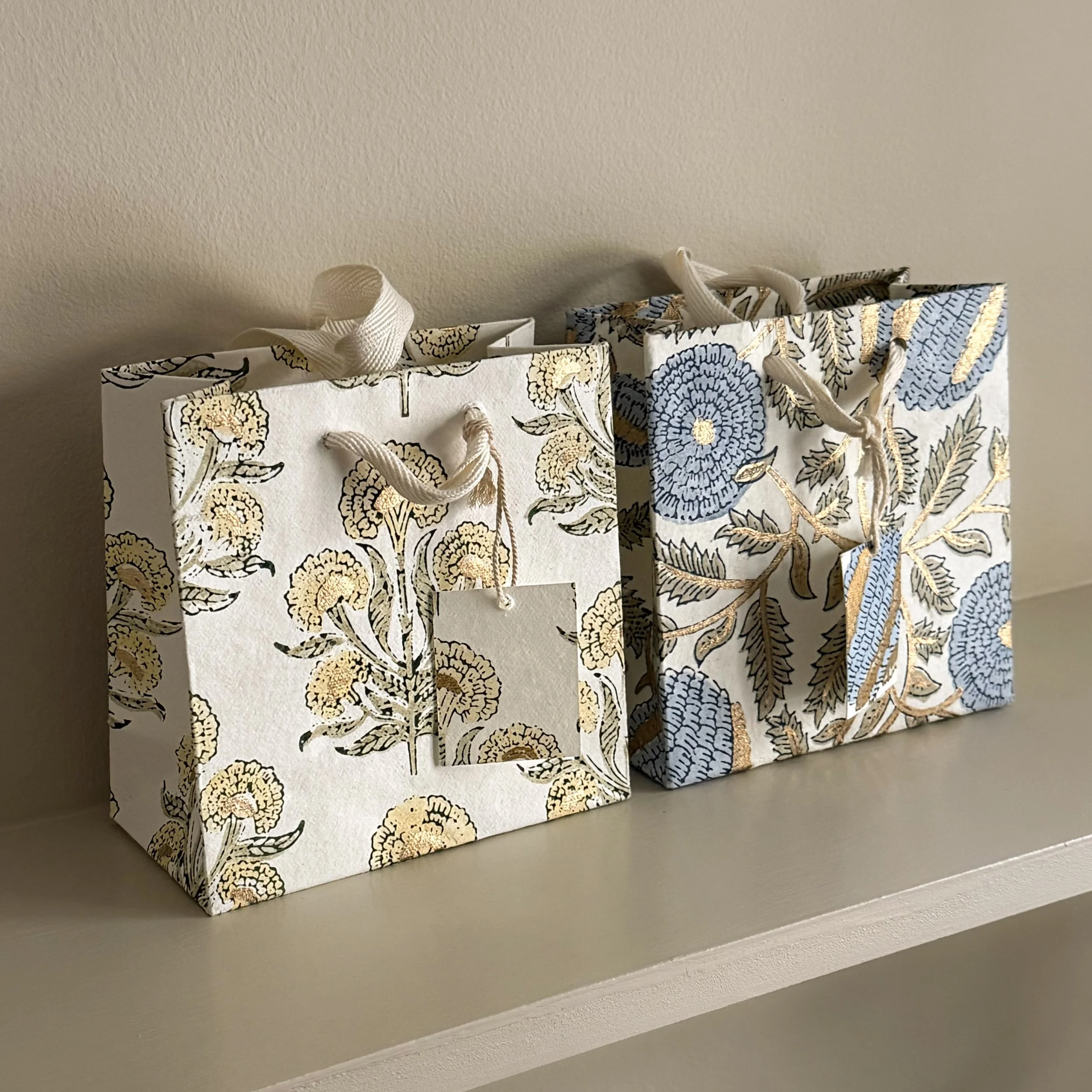 Small Block Printed Gift Bag